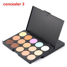 Load image into Gallery viewer, 3 style choose  Professional Palette 15 Color Concealer Facial Face Cream Care Camouflage Makeup base Palettes Cosmetic colors