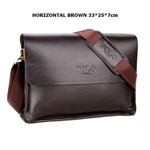 free shipping new 2017 hot sale men bags, men leather messenger bags, high quality polo bag fashion men's travel bags