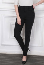 Load image into Gallery viewer, 2017 Jeans woman high waist skinny pencil pant full Length High elasticity plus size black denim Trousers 5XL 6XL