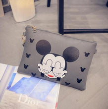 Load image into Gallery viewer, Mickey envelope bag Fashion New Handbags High quality PU leather Women bag Cartoon Printing Sweet Lady Shoulder Messenger Bag