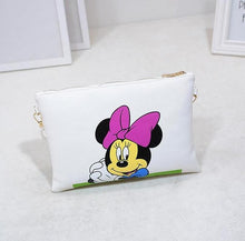 Load image into Gallery viewer, Mickey envelope bag Fashion New Handbags High quality PU leather Women bag Cartoon Printing Sweet Lady Shoulder Messenger Bag