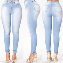 Load image into Gallery viewer, Women Pencil Stretch Casual Denim Skinny Jeans Pants High Waist Jeans Trousers