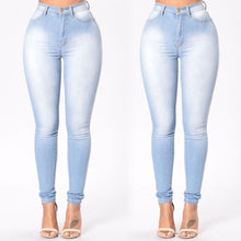 Load image into Gallery viewer, Women Pencil Stretch Casual Denim Skinny Jeans Pants High Waist Jeans Trousers