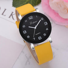 Load image into Gallery viewer, LVPAI Woman's Watch  Fashion    Luxury Ladies   Quartz Wristwatch Top Brand  Leather Strap  Watch  Women Watches Reloj  18MAY8