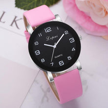 Load image into Gallery viewer, LVPAI Woman's Watch  Fashion    Luxury Ladies   Quartz Wristwatch Top Brand  Leather Strap  Watch  Women Watches Reloj  18MAY8