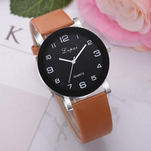 Load image into Gallery viewer, LVPAI Woman's Watch  Fashion    Luxury Ladies   Quartz Wristwatch Top Brand  Leather Strap  Watch  Women Watches Reloj  18MAY8