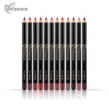 Load image into Gallery viewer, Niceface 12 Colors Lip Pencils Matte Lipliner Pencil Waterproof Makeup Lips Matte Lipstick Lip Liner Pen Smooth Nude Cosmetics