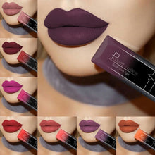 Load image into Gallery viewer, PUDAIER Waterproof Velvet Liquid Lipstick Sexy Red Lip Tint 21 Colors Make up Long Lasting maquiagem Matte Nude Glossy Lipgloss