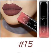 Load image into Gallery viewer, PUDAIER Waterproof Velvet Liquid Lipstick Sexy Red Lip Tint 21 Colors Make up Long Lasting maquiagem Matte Nude Glossy Lipgloss