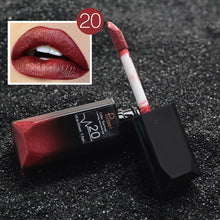 Load image into Gallery viewer, PUDAIER Waterproof Velvet Liquid Lipstick Sexy Red Lip Tint 21 Colors Make up Long Lasting maquiagem Matte Nude Glossy Lipgloss