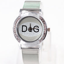 Load image into Gallery viewer, Zegarki Damskie Luxury brands DQG Women Crystal Silver stainless steel Quartz Watch Lady Outdoor Sport Watch Hot sale Montres