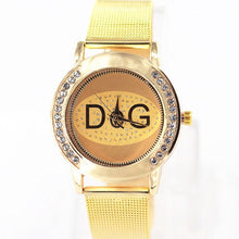 Load image into Gallery viewer, Zegarki Damskie Luxury brands DQG Women Crystal Silver stainless steel Quartz Watch Lady Outdoor Sport Watch Hot sale Montres